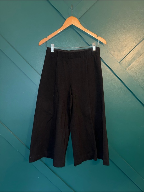 Lafayette 148 New York Pants - Lafayette 148 New York Black Wide-Leg Cropped Pants Minimalist Luxury Size S